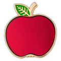 Red Apple Pin